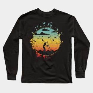 excellent paddleboard surfing Supporter vintage Long Sleeve T-Shirt